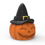 Forma de Silicone Abóbora Halloween com Chapéu – Ideal para Velas, Sabonetes e Artesanato