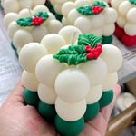 Molde de Silicone Cubo com Bolinhas Natal Bubble