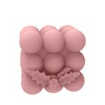 Molde de Silicone Cubo com Bolinhas Natal Bubble