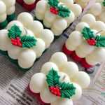 Molde de Silicone Cubo com Bolinhas Natal Bubble