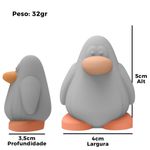 Molde de Silicone Pinguim de Natal