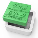 Molde de Silicone Barra Dia dos Pais Mensagem 8782