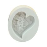 Molde Silicone Coração Amor Eterno