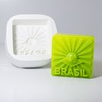 Forma de Silicone Futebol Brasil Copa Modelo 1