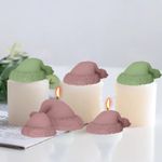 Molde de Silicone Gorros de Natal- 4 Cavidades