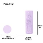 Molde de Silicone Mini Vela de Sete Dias Virgem Maria Com Menino Jesus