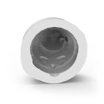 Forma de Silicone Natalino – Boneco de Neve Escondido para Velas em Copo