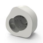 Forma de Silicone Natalino Rena Escondida para Velas em Copo