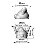 Forma de Silicone Natalino Rena Escondida para Velas em Copo