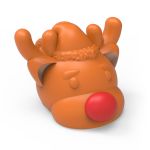 Forma de Silicone Natalino Rena Escondida para Velas em Copo