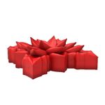 Molde de Silicone Flor de Natal Poinsétia para Velas, Sabonetes e Artesanato