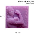 Forma de Silicone Dia da Mulher PinUp