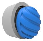 Molde de Silicone Ovo da Páscoa Ondulado Horizontal
