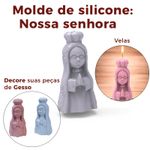 Forma de Silicone Nossa Senhora Orando