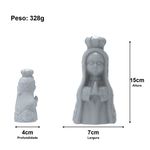 Forma de Silicone Nossa Senhora Orando