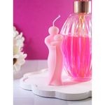 Forma de Silicone Silhueta Mãe com Filho no Colo Vela Branco