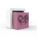 Molde de Silicone Barra Quadrada Amor de Mãe Branco