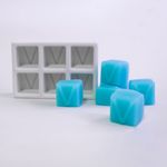 Forma de Silicone Letra Inicial 6 Cavidades