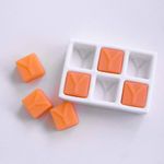 Forma de Silicone Letra Inicial 6 Cavidades