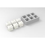 Forma de Silicone Lembrancinha 6 Cavidades