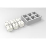Forma de Silicone Lembrancinha 6 Cavidades