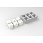 Forma de Silicone Lembrancinha 6 Cavidades