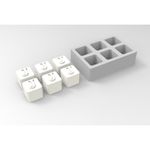 Forma de Silicone Lembrancinha 6 Cavidades