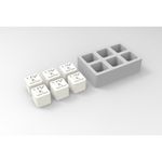 Forma de Silicone Lembrancinha 6 Cavidades