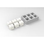Forma de Silicone Lembrancinha 6 Cavidades