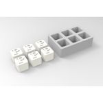 Forma de Silicone Lembrancinha 6 Cavidades