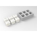 Forma de Silicone Lembrancinha 6 Cavidades
