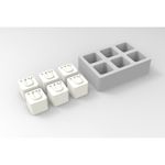 Forma de Silicone Lembrancinha 6 Cavidades