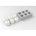 Forma de Silicone Lembrancinha 6 Cavidades