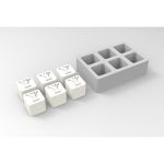 Forma de Silicone Lembrancinha 6 Cavidades
