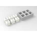 Forma de Silicone Lembrancinha 6 Cavidades