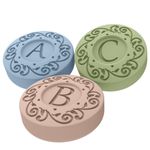 Forma de Silicone Arabesco Letra Lembrancinha