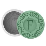 Forma de Silicone Arabesco Letra Lembrancinha