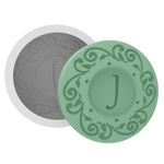 Forma de Silicone Arabesco Letra Lembrancinha