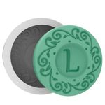 Forma de Silicone Arabesco Letra Lembrancinha