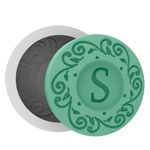 Forma de Silicone Arabesco Letra Lembrancinha
