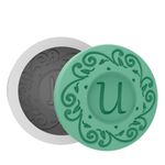 Forma de Silicone Arabesco Letra Lembrancinha