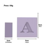 Forma de Silicone Letras Clássicas do Alfabeto