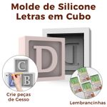 Forma de Silicone Barra Letra Grande