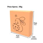 Forma de Silicone Barra Quadrada Coelho