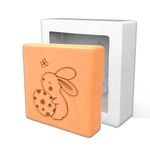Forma de Silicone Barra Quadrada Coelho
