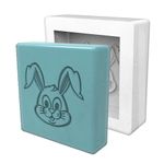 Forma de Silicone Barra Quadrada Coelho