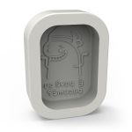 Molde de Silicone Sabonete Flork de Natal Mensagem Divertida