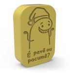 Molde de Silicone Sabonete Flork de Natal Mensagem Divertida