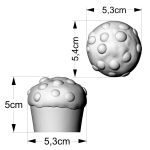 Molde de Silicone Panetone Mini