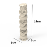Molde Silicone Vela Caveira Empilhada Decorativa